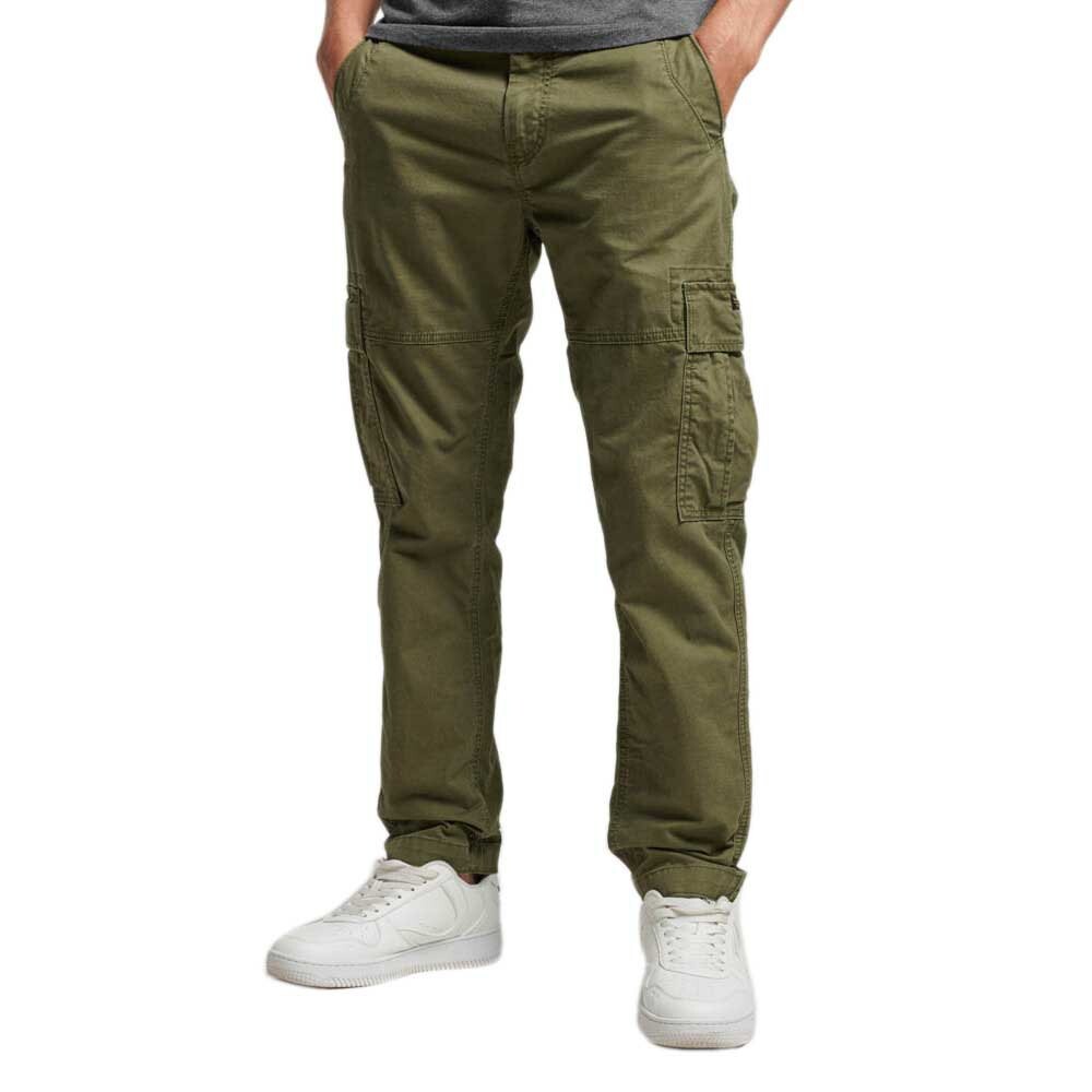 

Брюки Superdry Core Cargo, зеленый