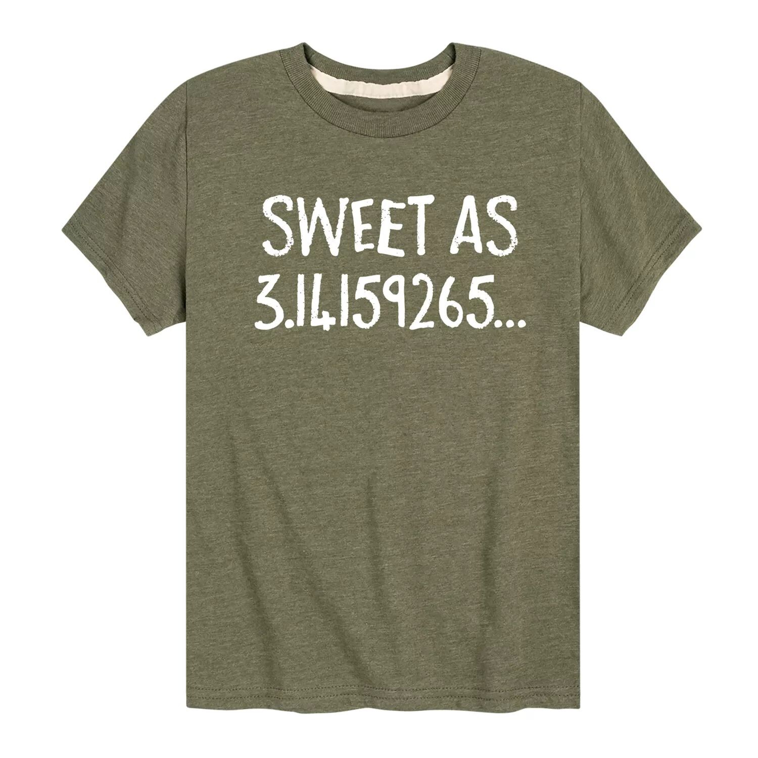 

Футболка Sweet As 3.14 Pi для мальчиков 8–20 лет Licensed Character, зеленый