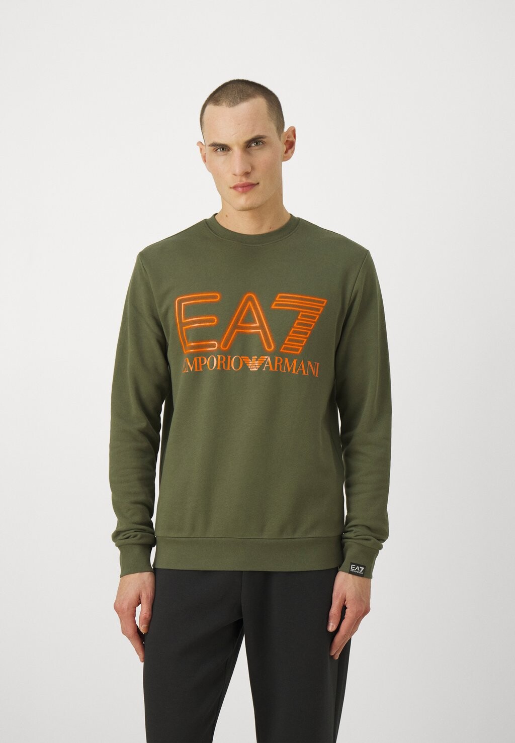 

Свитшот EA7 Emporio Armani, темно-зеленый