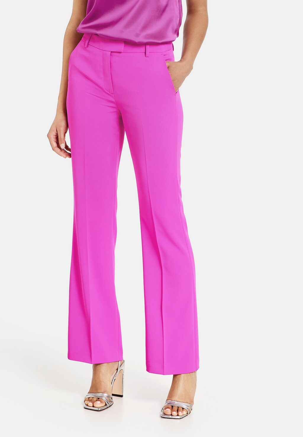 

Брюки из ткани LANG ELEGANTE FLARED Taifun, цвет fuchsia