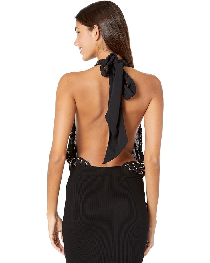 

Боди Free People Bling Bling Cha Ching Bodysuit, черный