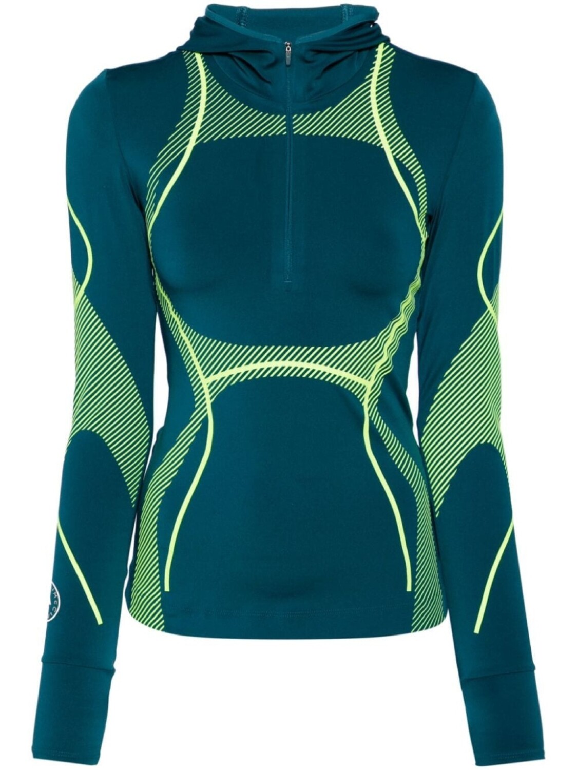 

Спортивный топ TruePace adidas by Stella McCartney, синий