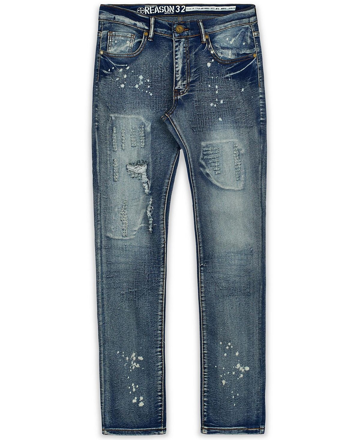 цена Мужские джинсы скинни больших и высоких размеров Stitchworks Reason