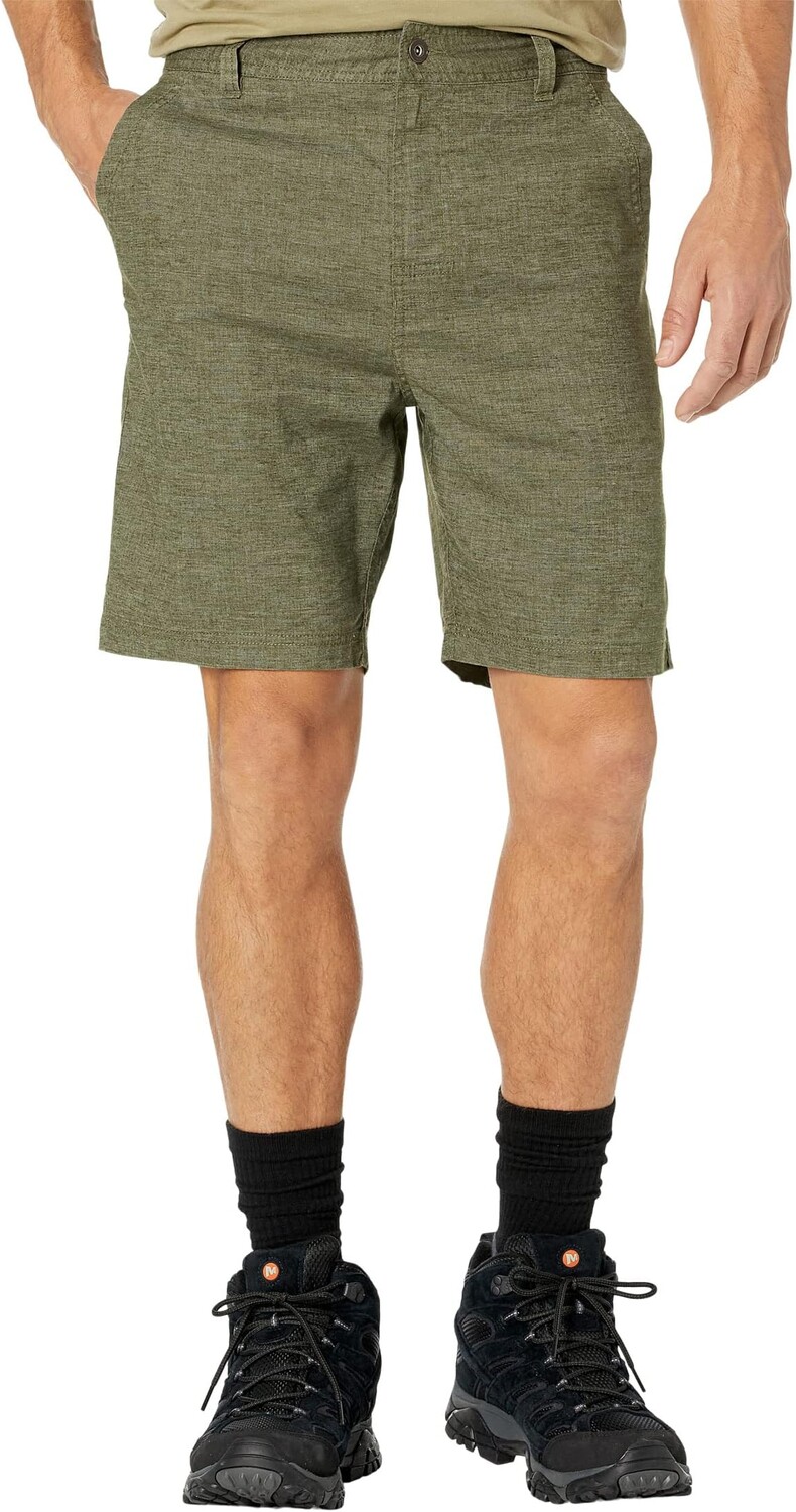 

Шорты с бороздками Prana, цвет Cargo Green