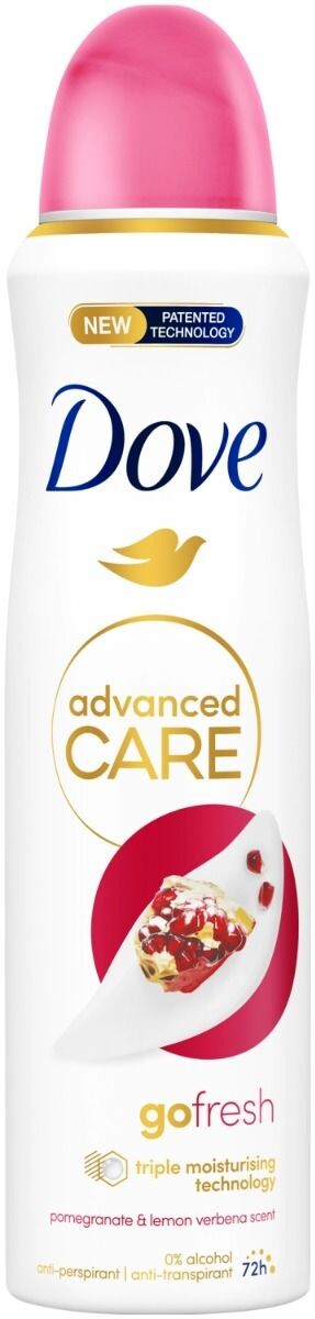 

Антиперспирант для женщин Dove Pomegranate, Lemon, Verbena, 150 мл