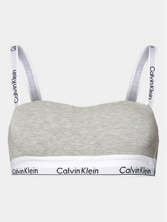 

Бюстгальтер без косточек Calvin Klein, серый