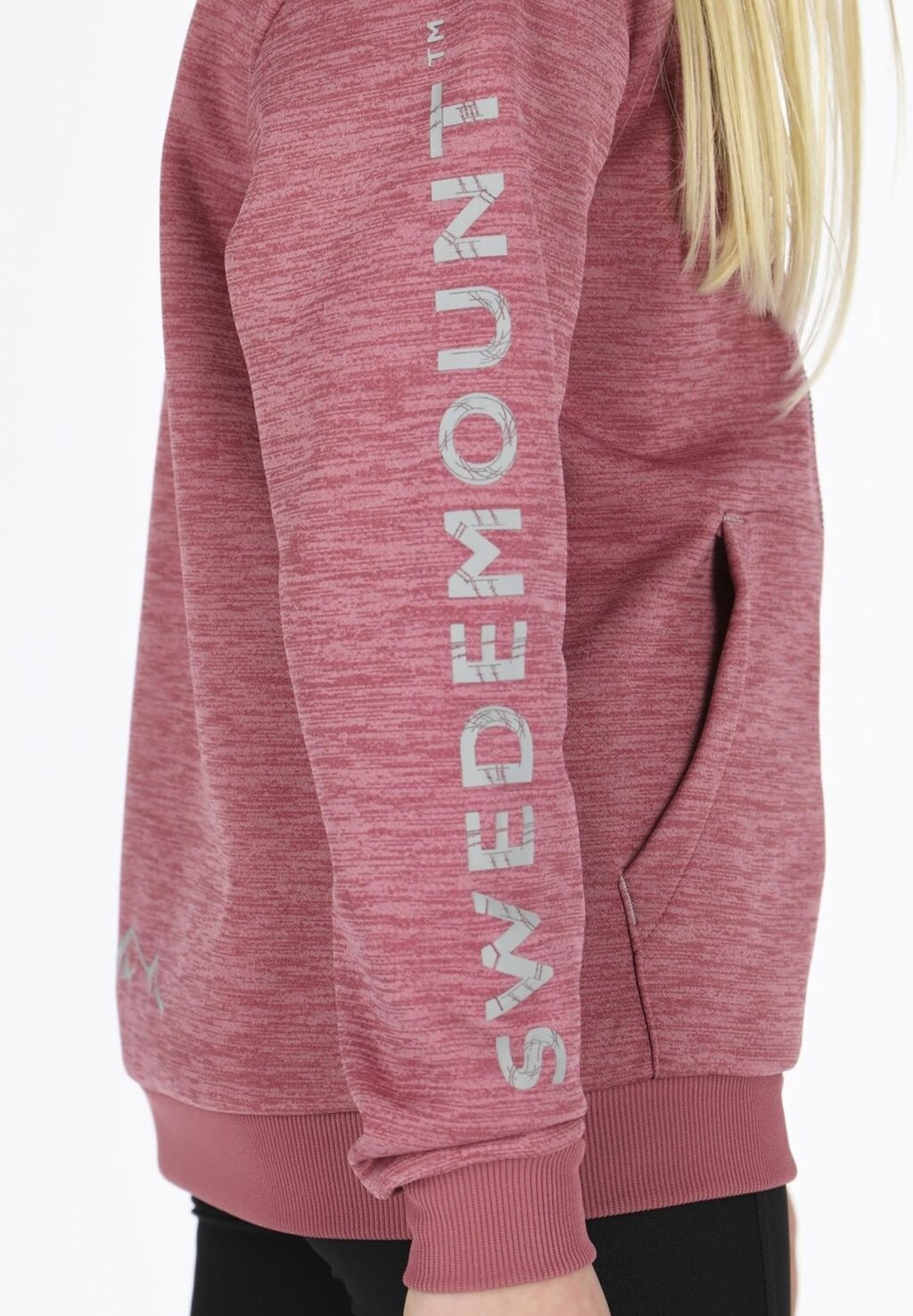 

Толстовка на молнии UNISEX Swedemount, розовый меланж