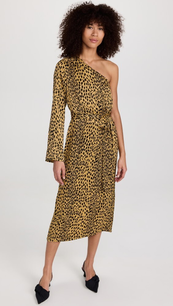 

Платье KITRI Amber Cheetah Print One Shoulder