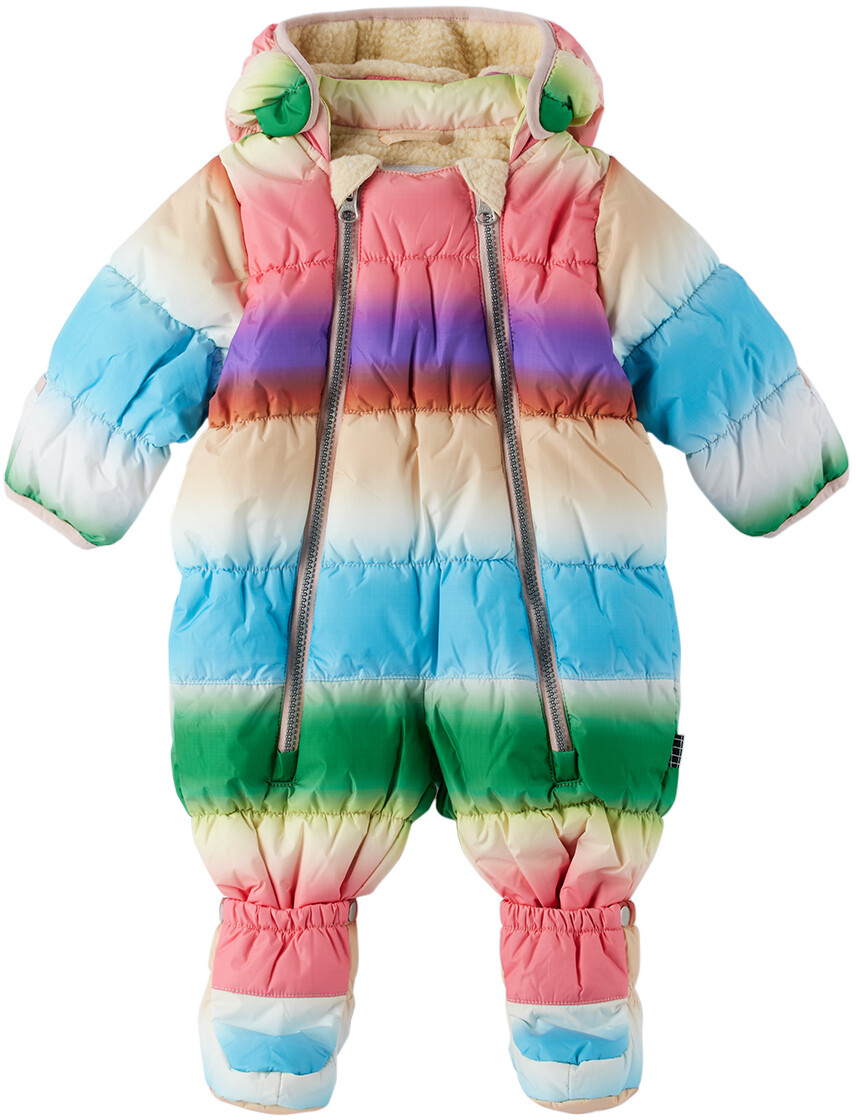 

Детский зимний комбинезон Multicolor Hebe Rainbow Magic Molo