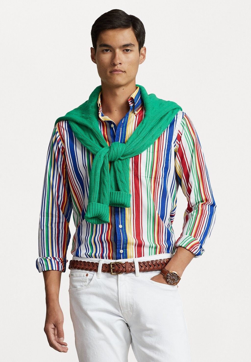

Рубашка LONG SLEEVE SPORT Polo Ralph Lauren, цвет blue/red multi