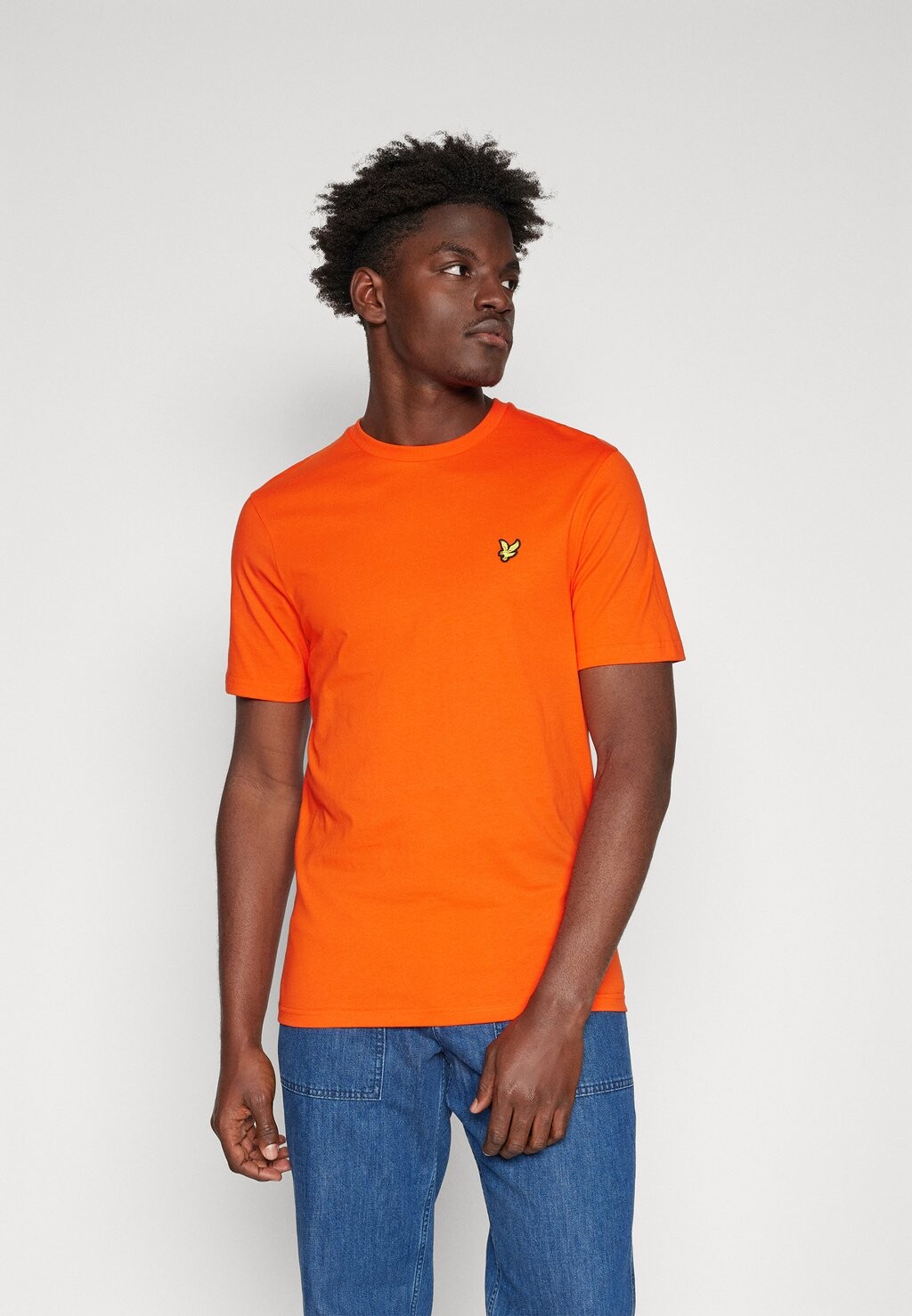 

Базовая футболка Plain Lyle & Scott, цвет tangerine tango