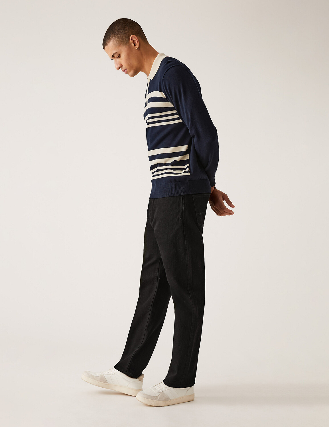 

Укороченные эластичные джинсы прямого кроя и Stormwear Marks & Spencer, черный