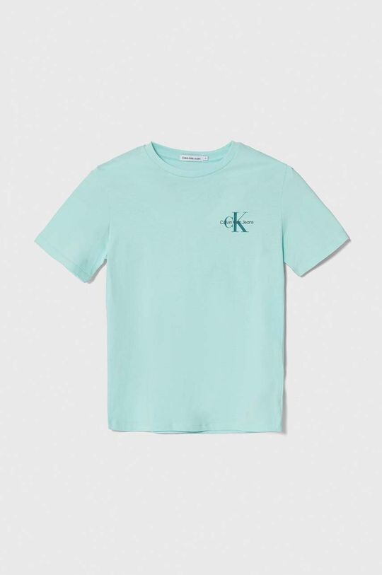 

Calvin Klein Jeans Детская хлопковая футболка, бирюзовый
