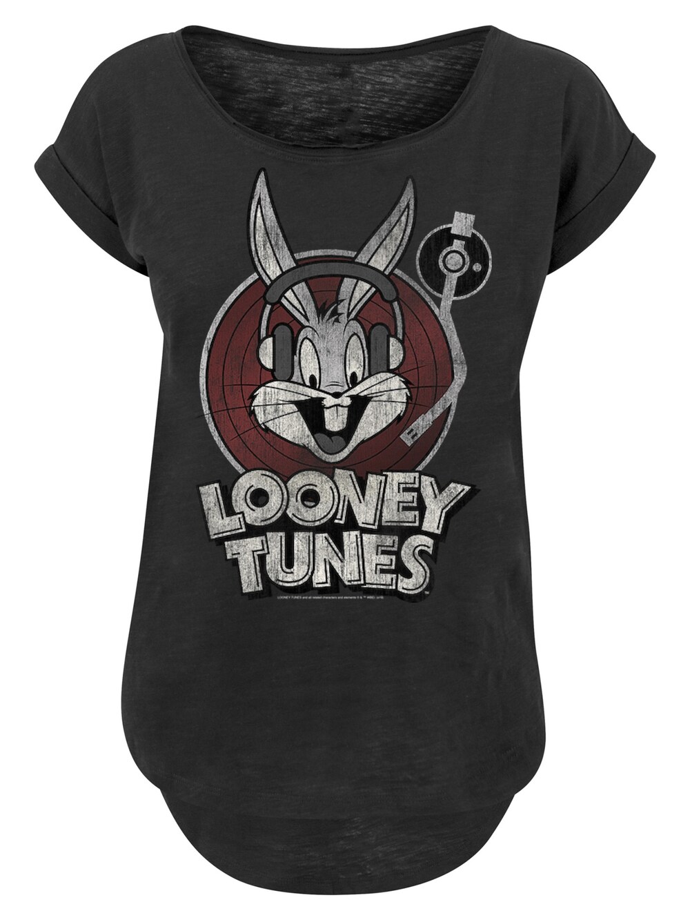 Рубашка F4NT4STIC Looney Tunes Bugs Bunny, черный фигурка jason freeny xxray looney tunes bugs bunny figure мультиколор