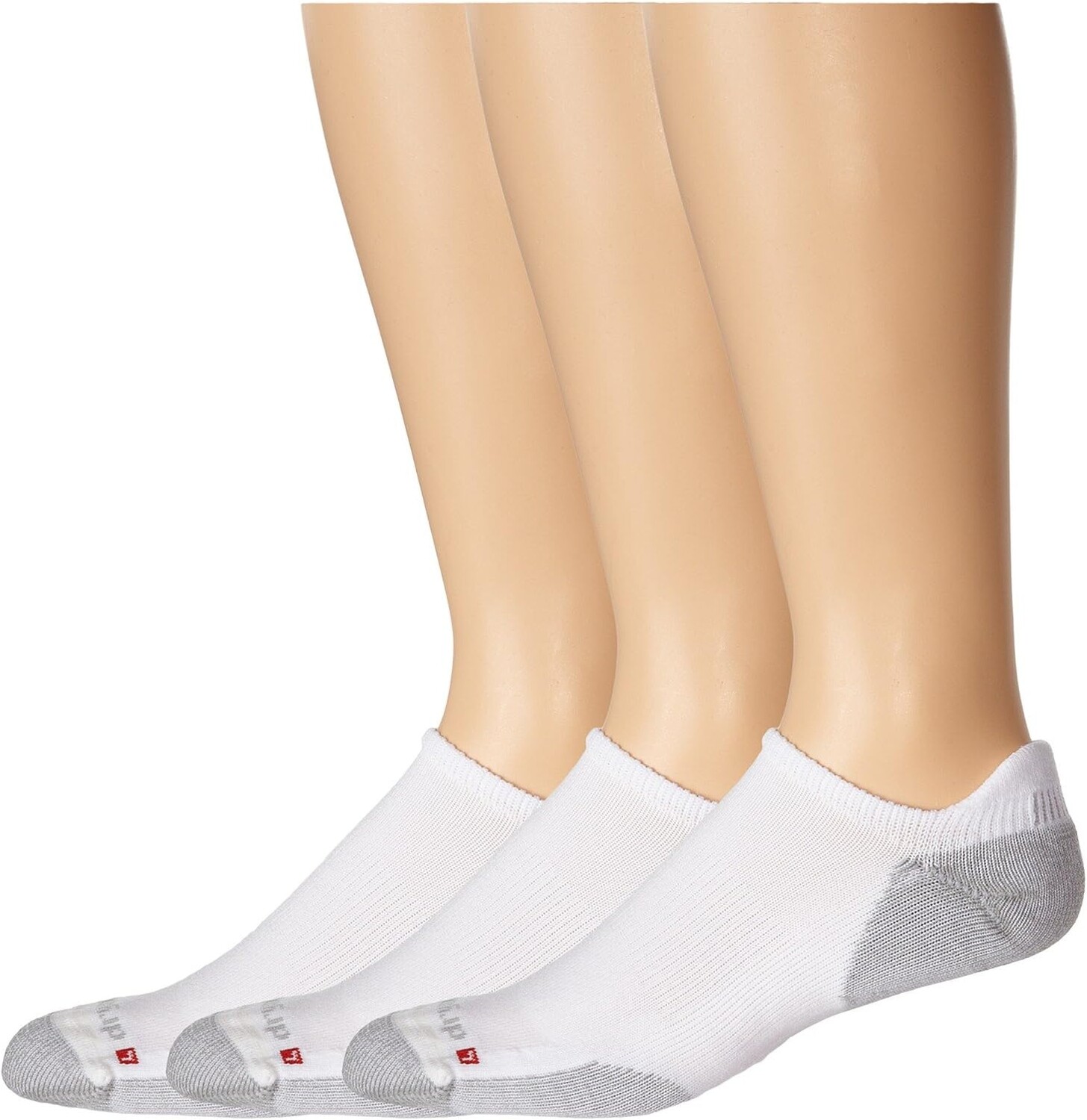 

Пакет из 3 пар бегущей вкладки «Не показывать» Drymax, цвет White/Grey