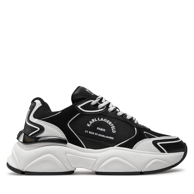 

Кроссовки KARL LAGERFELD KL65638 Black Lthr/Textile 400, черный