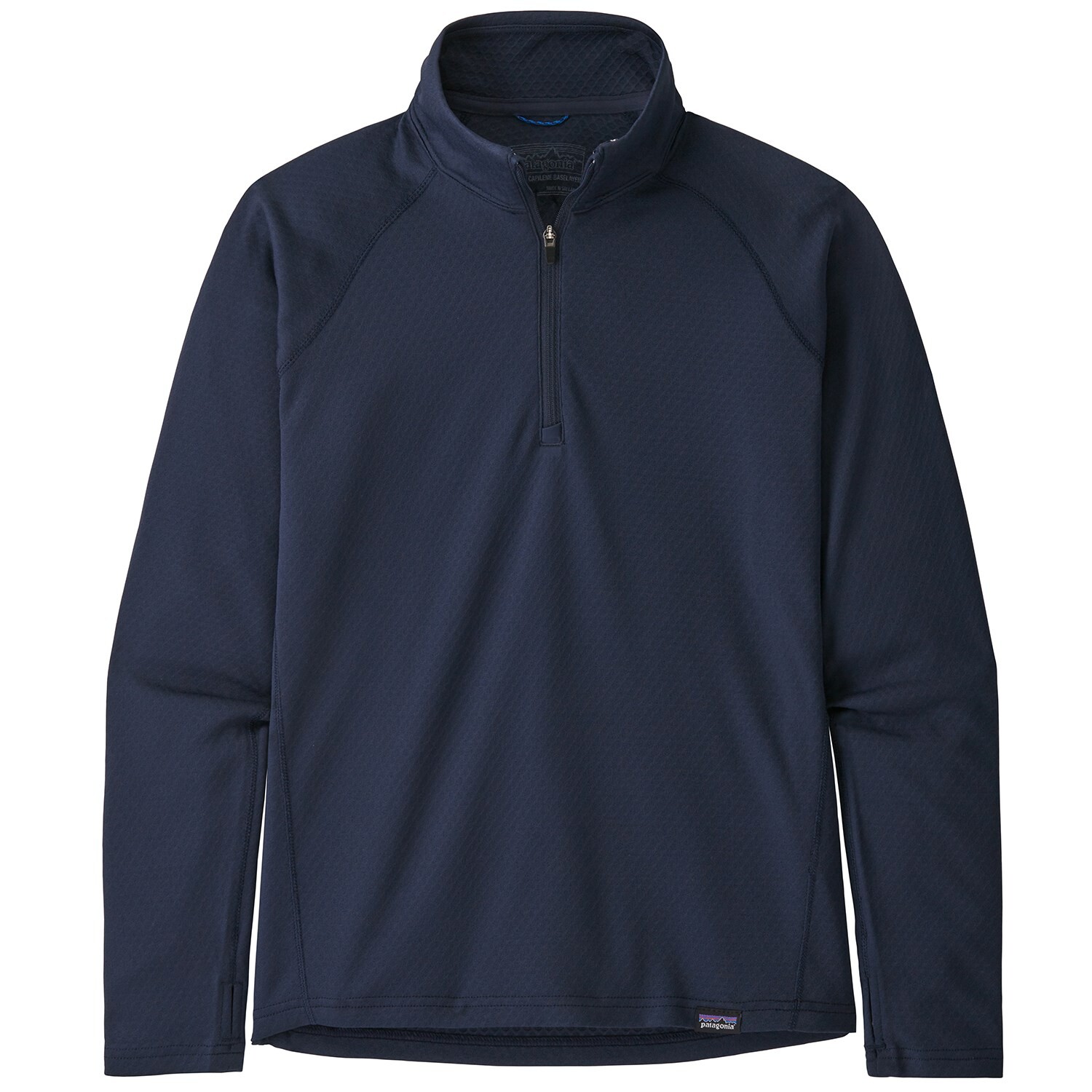 

Топ Patagonia Capilene Midweight Zip Neck, цвет New Navy