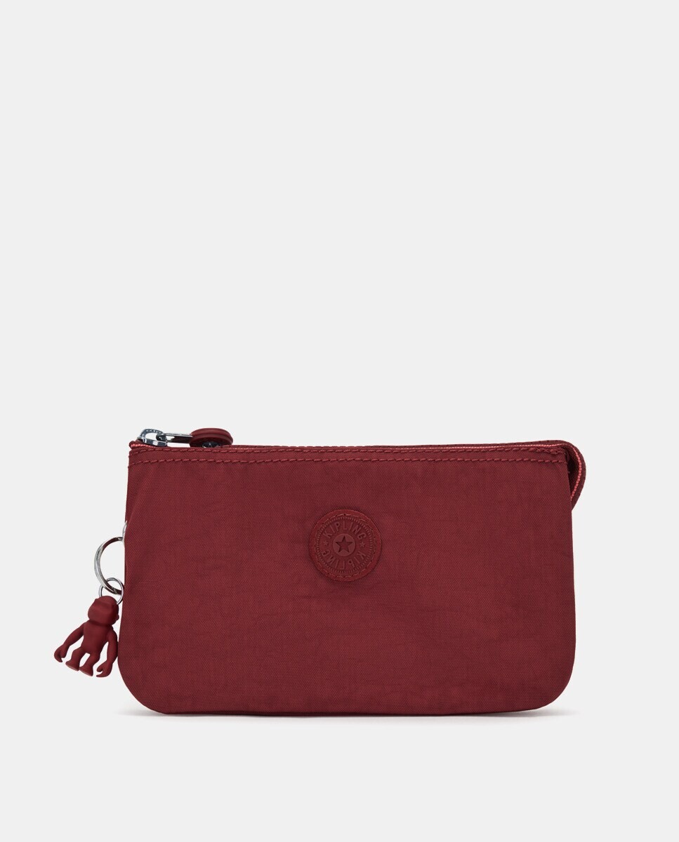 

Большой бордовый кошелек на молнии Kipling, гранатовый