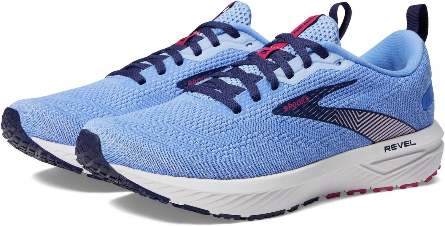 

Кроссовки Revel 6 Brooks, цвет Marina/Lilac Rose/Pink Lady
