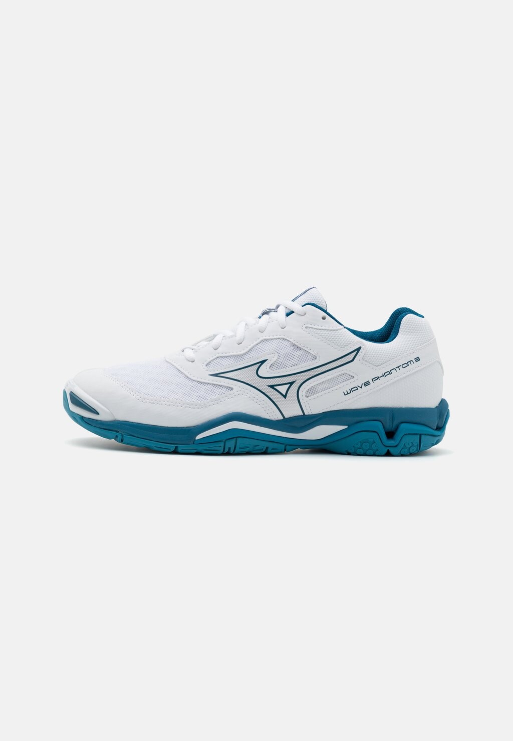 

Кроссовки для гандбола Wave Phantom 3 Mizuno, цвет white/moroccan blue/silver