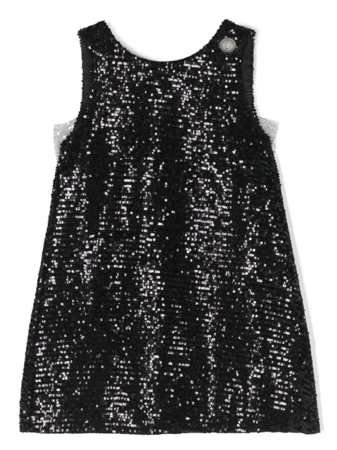 

Balmain Kids платье А-силуэта с пайетками, черный