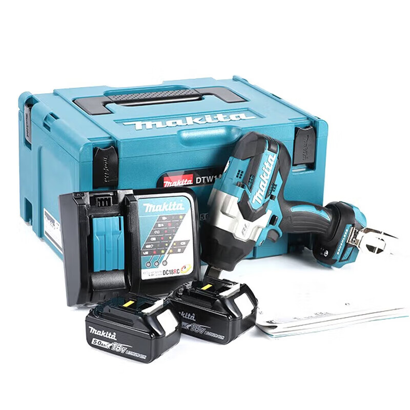 Гайковерт Makita DTW1002RTJ с двумя аккумуляторами