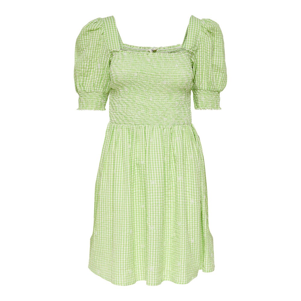 Короткое платье Only Flow Smock Short Sleeve, зеленый