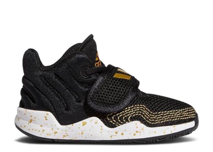 

Кроссовки Adidas DEEP THREAT I 'BLACK GOLD METALLIC SPLATTER', черный
