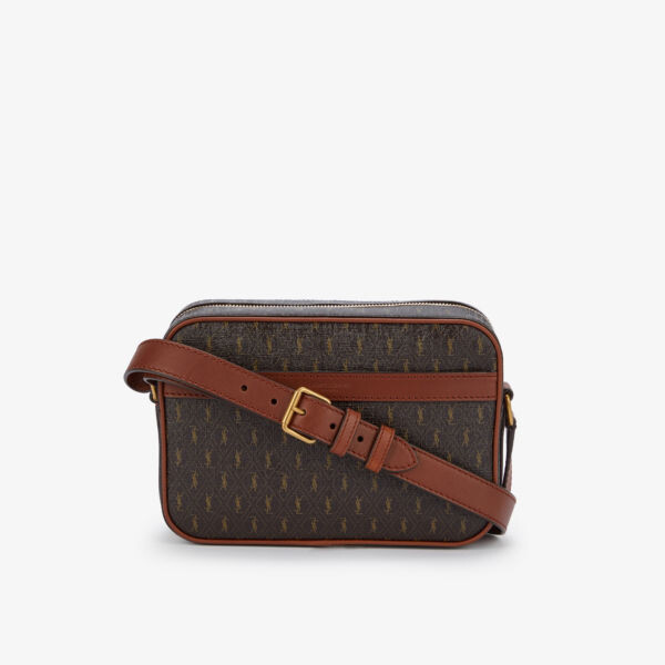 

Сумка через плечо Le Monogramme из ткани и кожи Saint Laurent, цвет chocolate