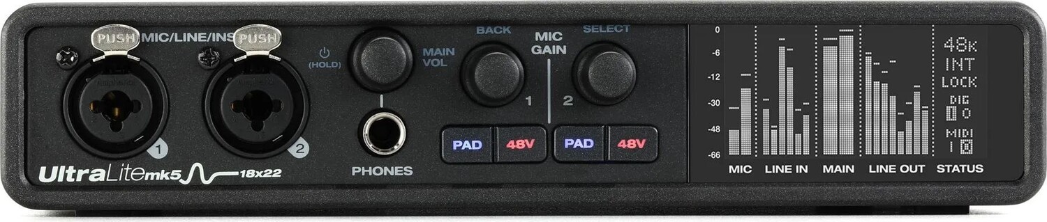 

MOTU UltraLite-mk5 18x22 USB-аудиоинтерфейс