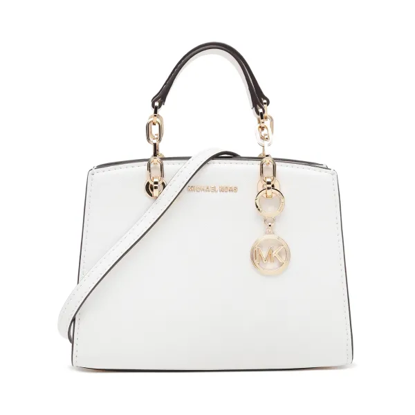 

Кожаная большая сумка Cynthia Michael Kors, белый