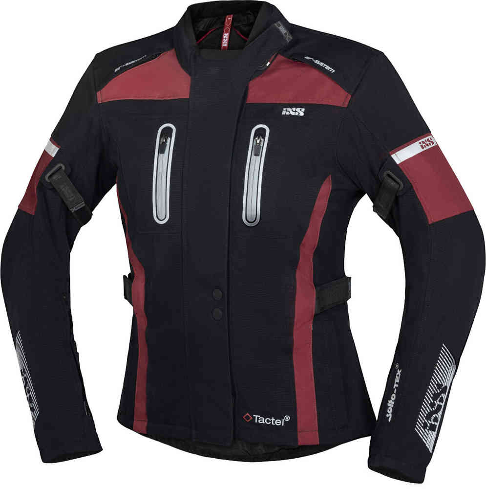 Женская мотоциклетная текстильная куртка Tour Pacora-ST IXS, черный красный цена и фото