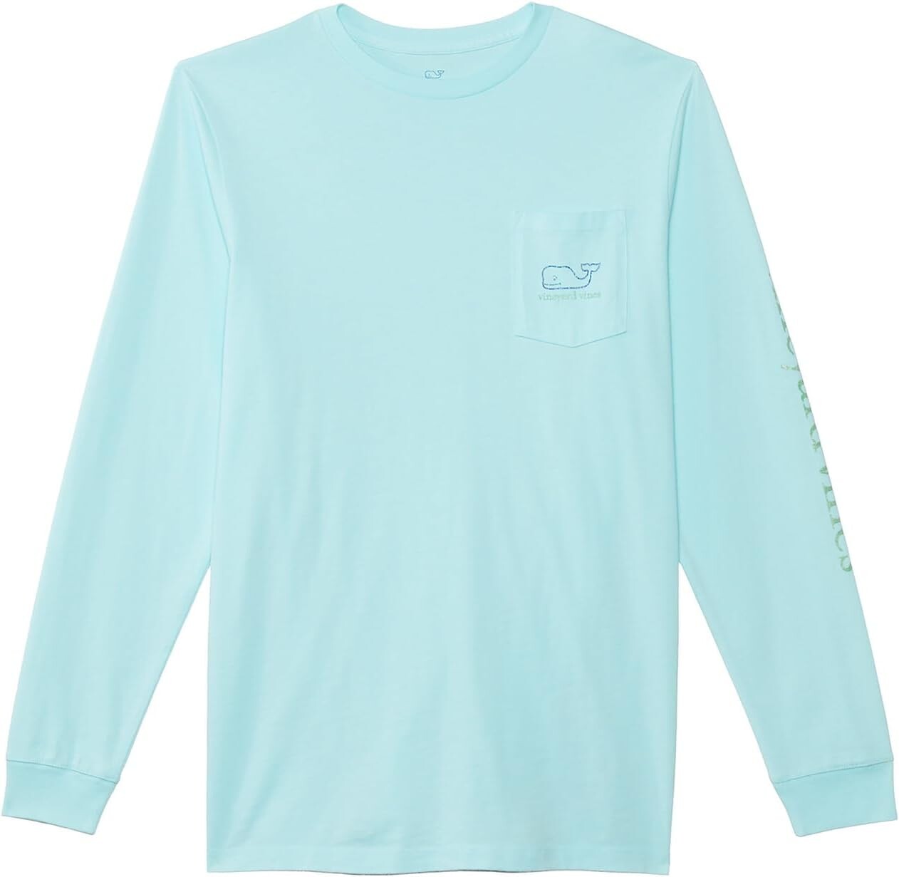 

Футболка Vineyard Vines Boys' Vintt Whale Glow Long Sleeve, цвет Island Paradise