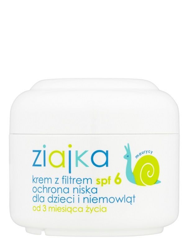 Ziajka Sun SPF6 защитный крем с фильтром для детей, 50 ml