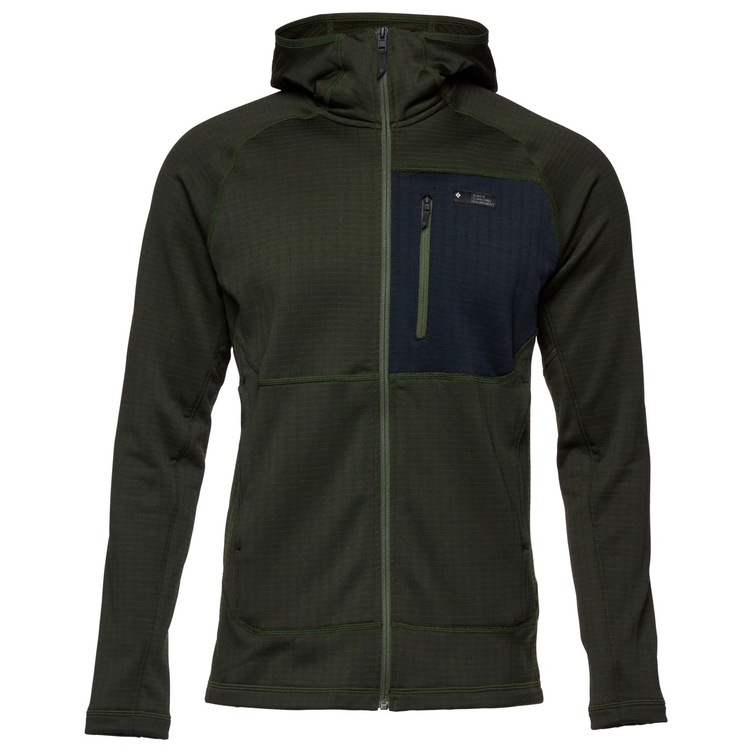 

Флисовая жилетка Black Diamond Factor Hoody, цвет Cypress