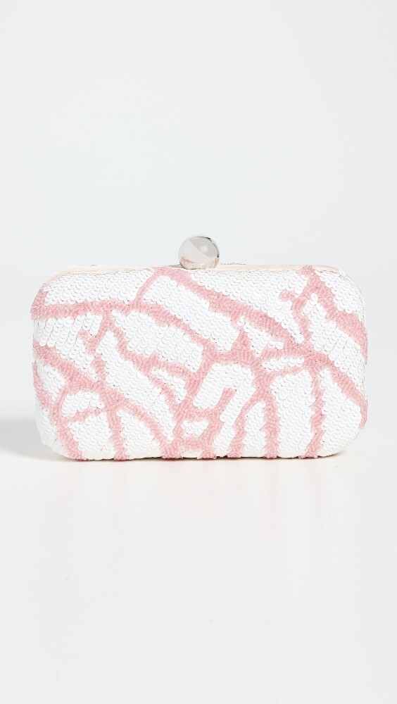 

Сумка-клатч Santi Beaded, белый