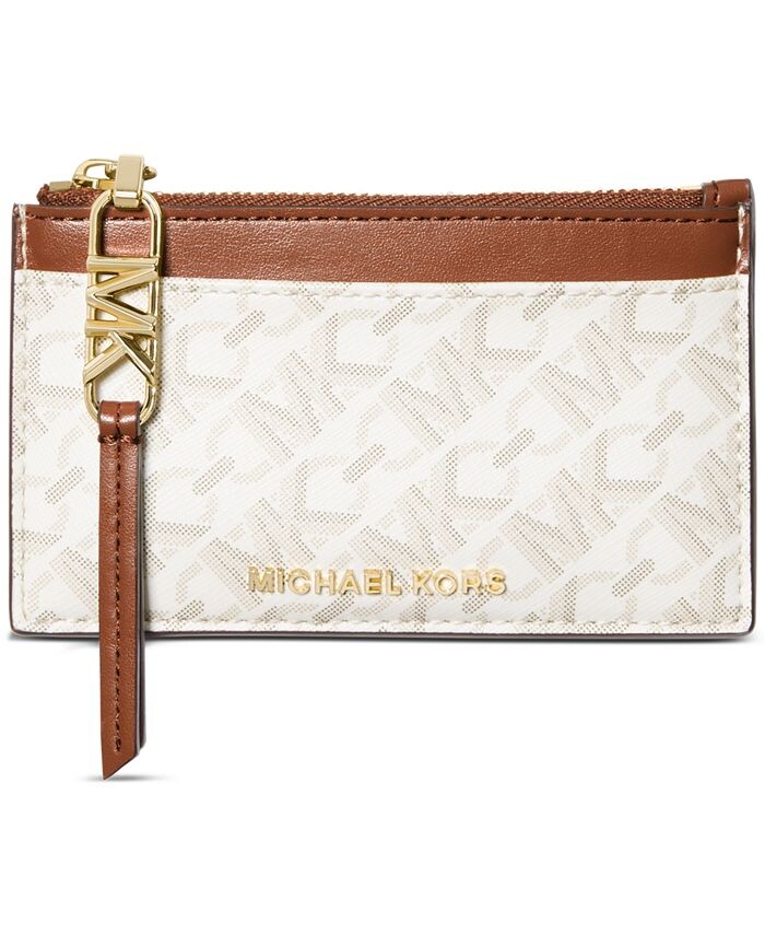 

Маленький футляр для карт на молнии с логотипом Empire Michael Kors, серый