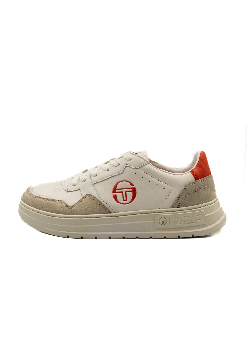 

Кроссовки Sergio Tacchini COURT CLASSIC MP, цвет white tofu ponciana red