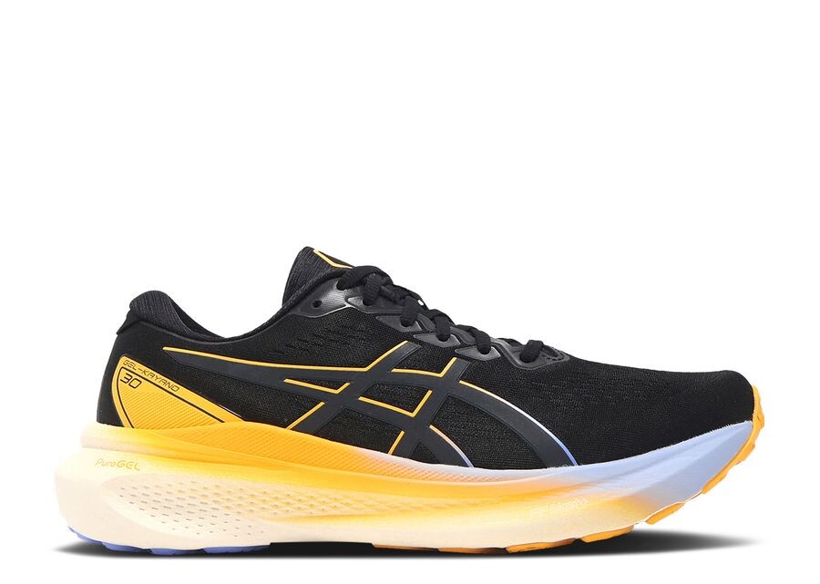 

Кроссовки ASICS Gel Kayano 30 Lite-Show 'Black Yellow', черный