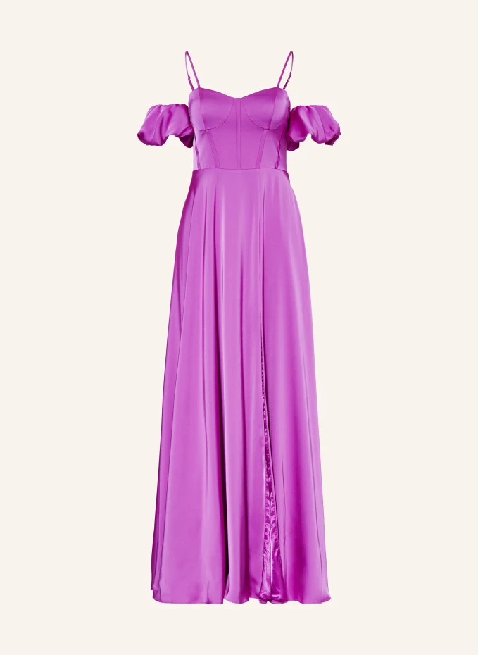Атласное вечернее платье Vm Vera Mont, фиолетовый вечернее платье vm vera mont синий