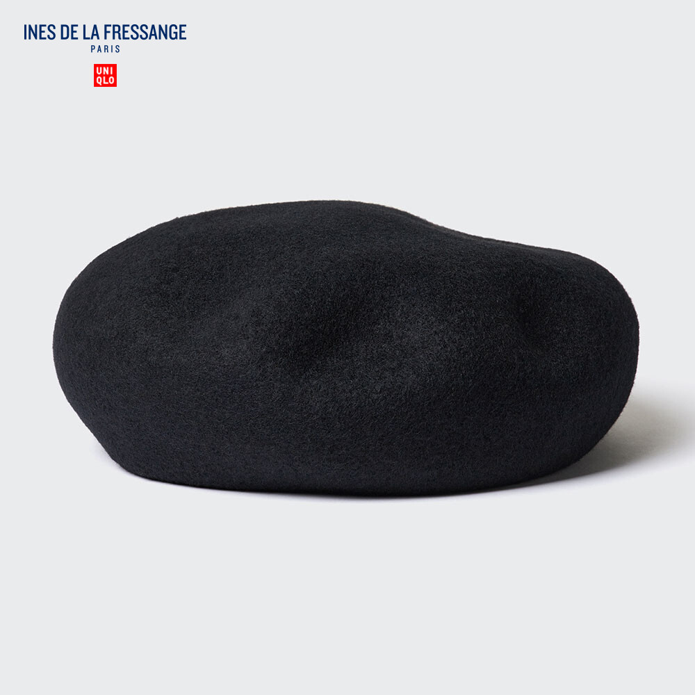 

Шапка Uniqlo IDLF шерстяная созданная в сотрудничестве с дизайнером, черный