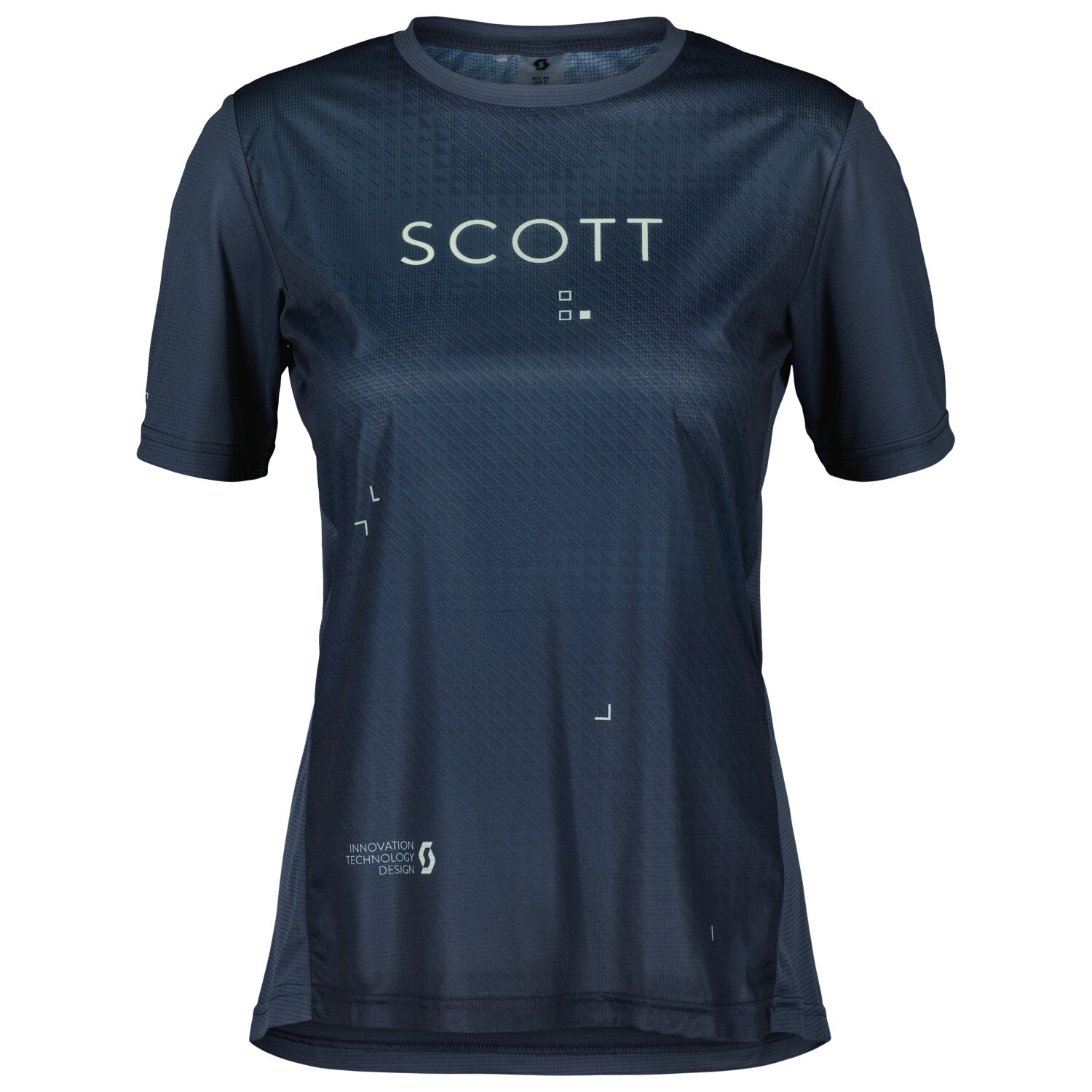 

Велосипедный трикотаж Scott Women's Trail Flow S/S, цвет Metal Blue/Fresh Green