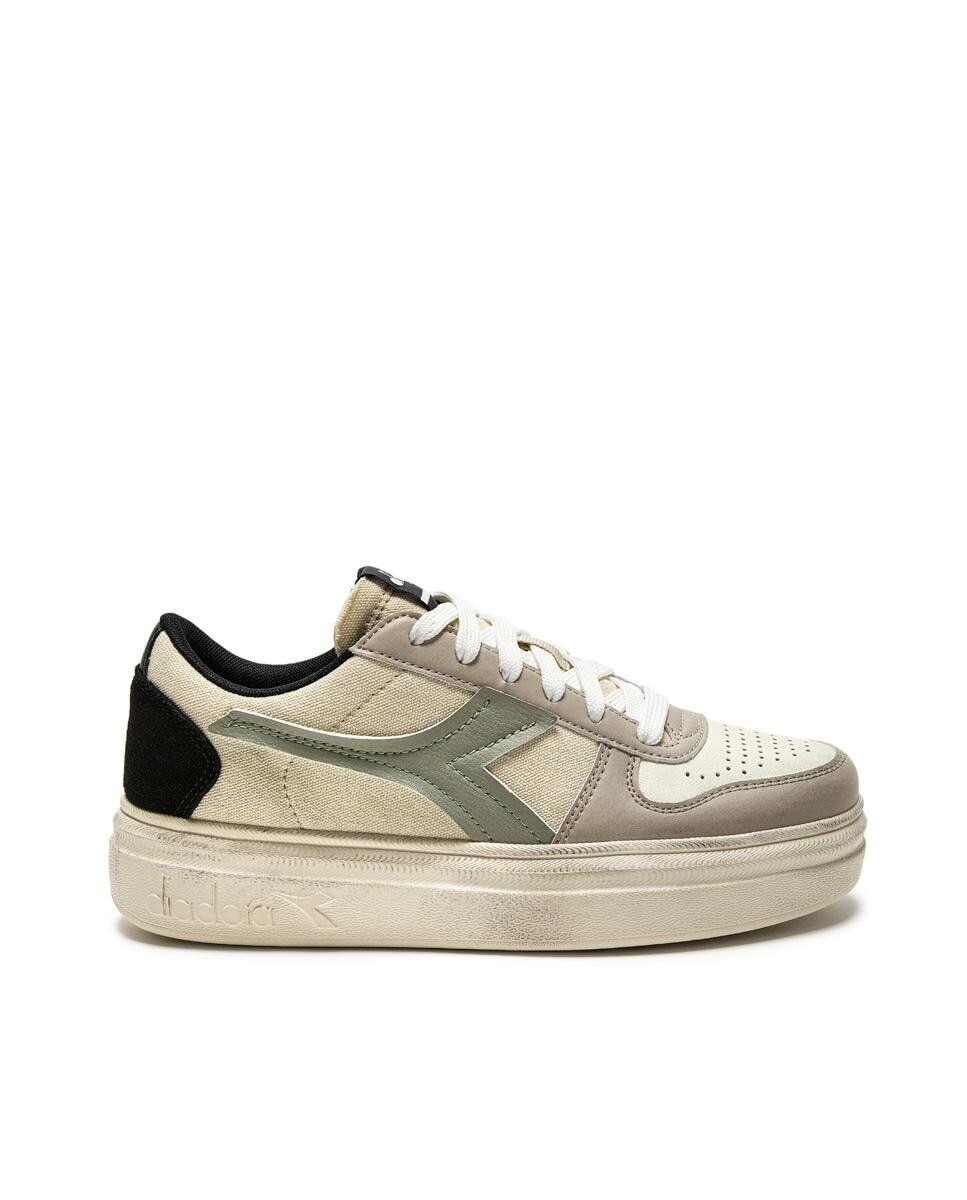 

Женские кроссовки на потертой платформе Diadora Sportswear, бежевый