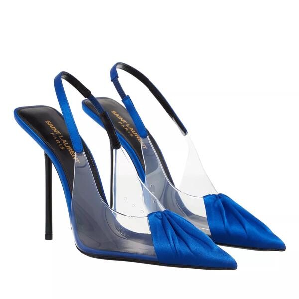 

Туфли chica slingbacks in transparent pvc Saint Laurent, синий