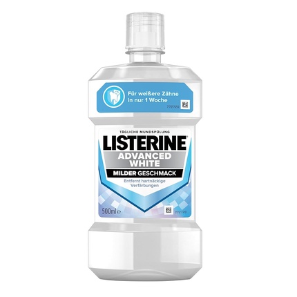 LISTERINE Advanced Белый мягкий ароматизатор для полоскания рта 500 мл