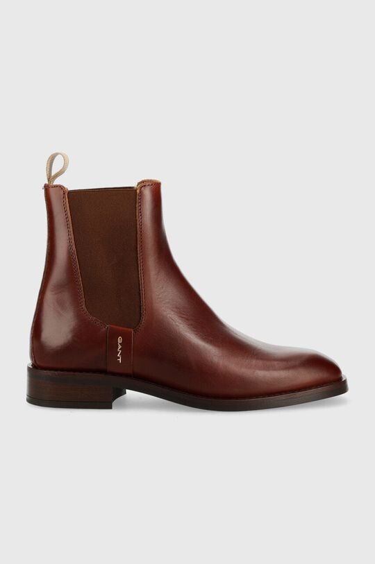 

Кожаные ботинки челси Gant, коричневый