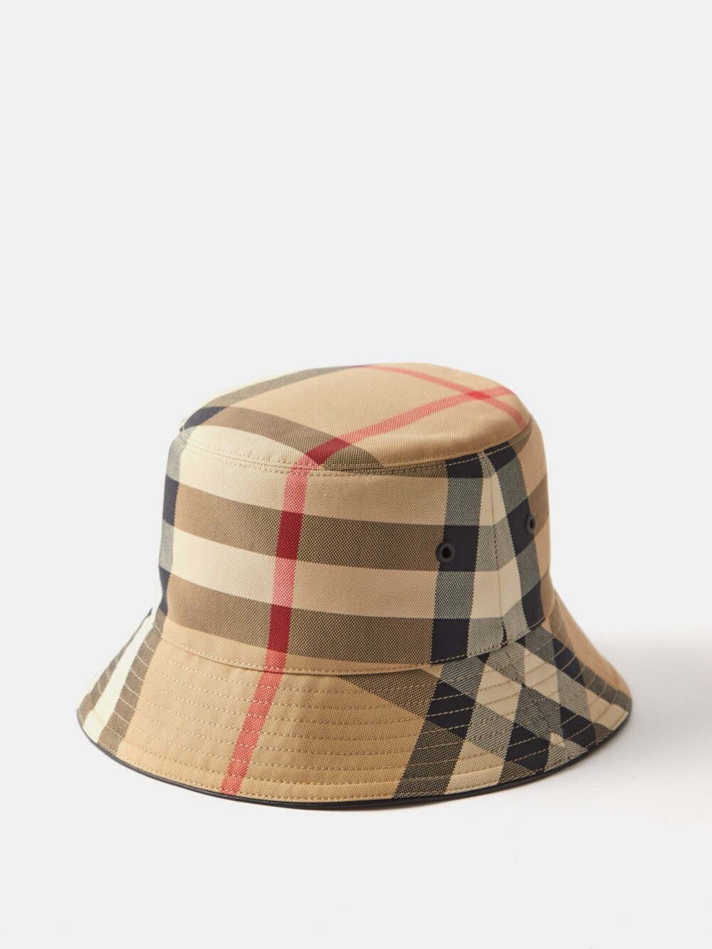 

Клетчатая хлопковая панама Burberry, бежевый
