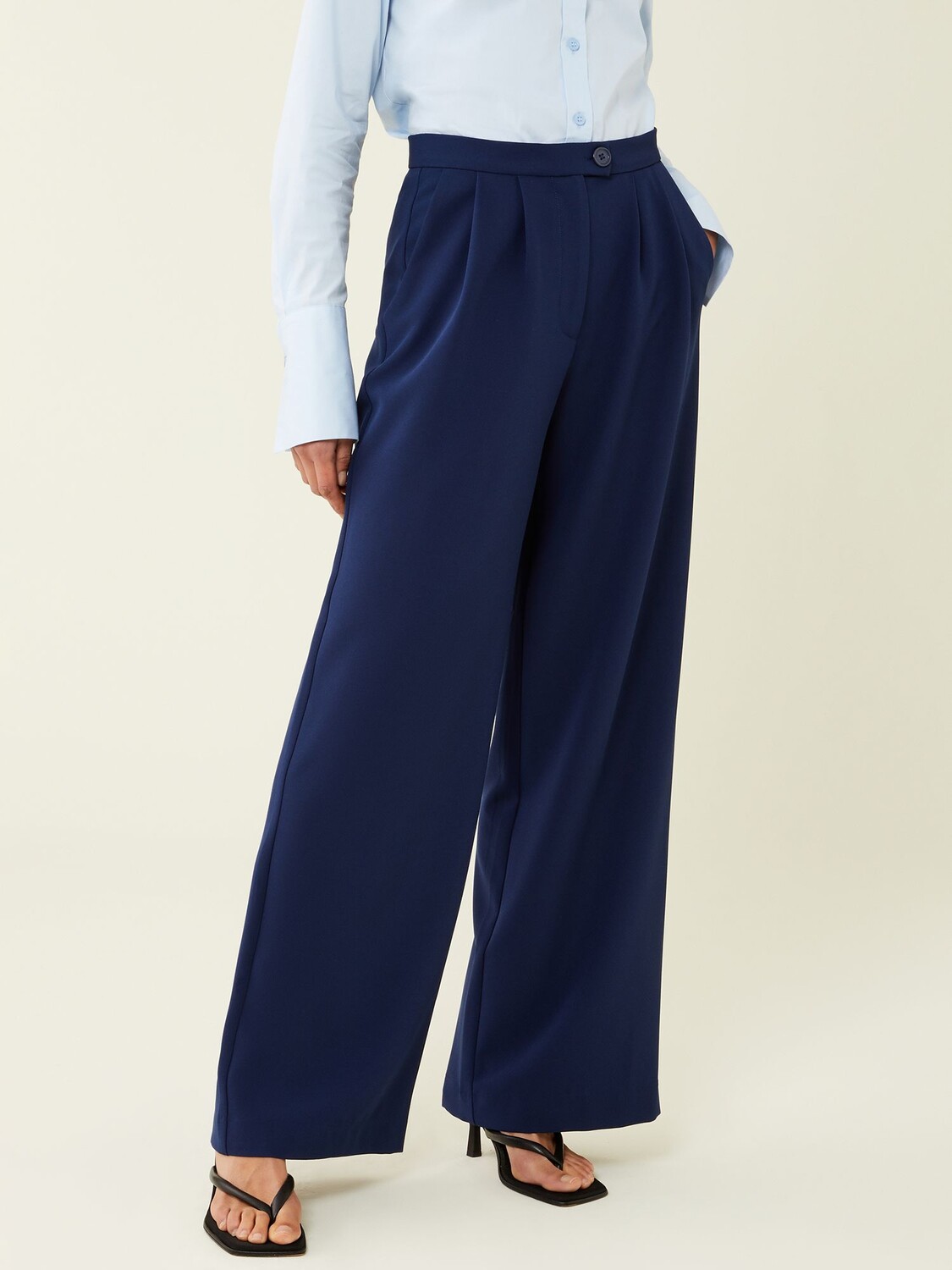 

Брюки Finery Jeanne Tailored, темно-синие, Синий