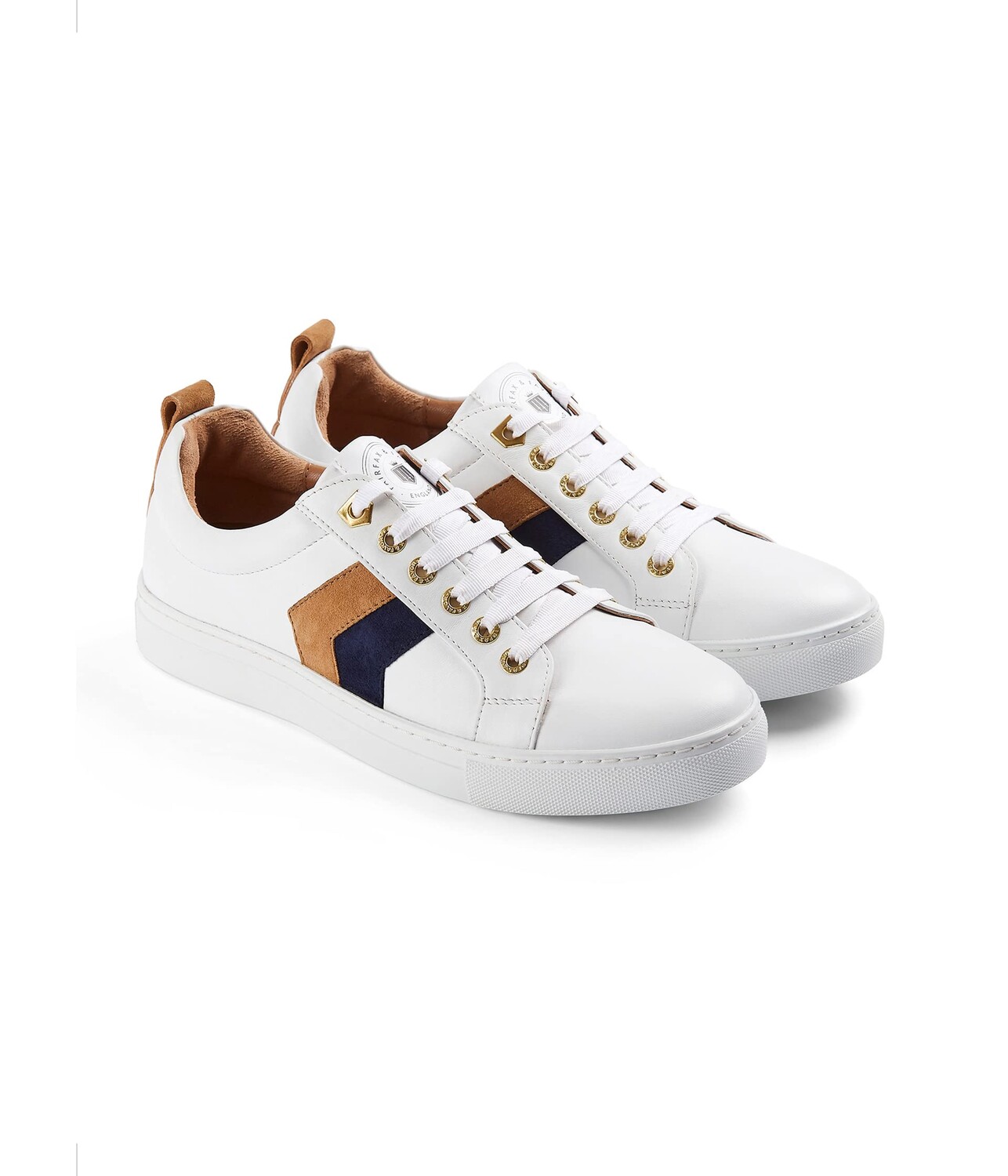 

Кроссовки Fairfax and Favor Alexandra Trainer, белый