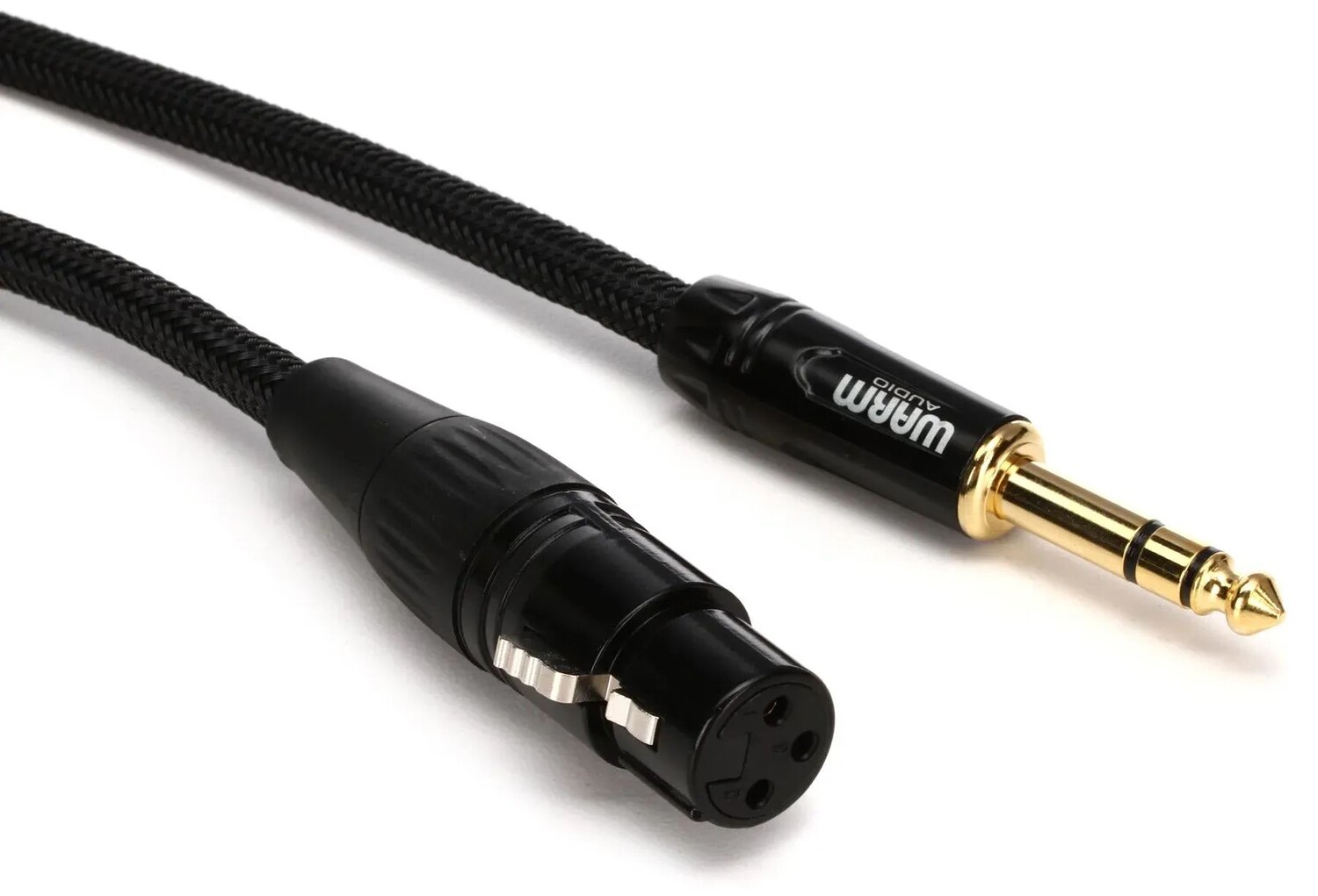 

Кабель Warm Audio Prem-XLRf-TRSm-3' Premier Gold XLR «мама» — «папа» TRS — 3 фута